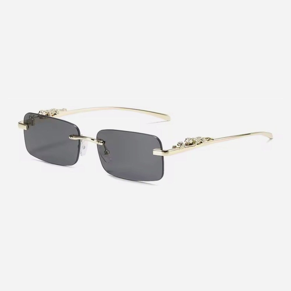 Prowl Smoke rimless sunglasses with smoke grey lenses